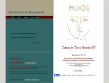 Tablet Screenshot of ormayistvan.hu